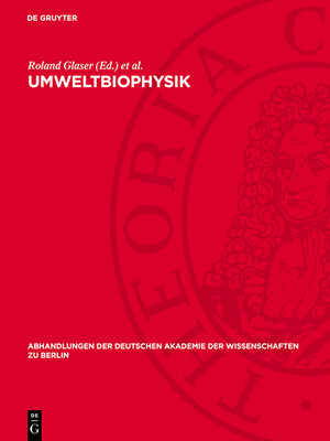 cover image of Umweltbiophysik